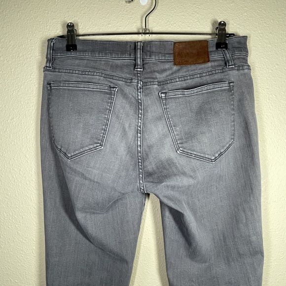 J Crew womens toothpick jeans gray size 29 stretch Mid rise‎ Skinny - Picture 3 of 14